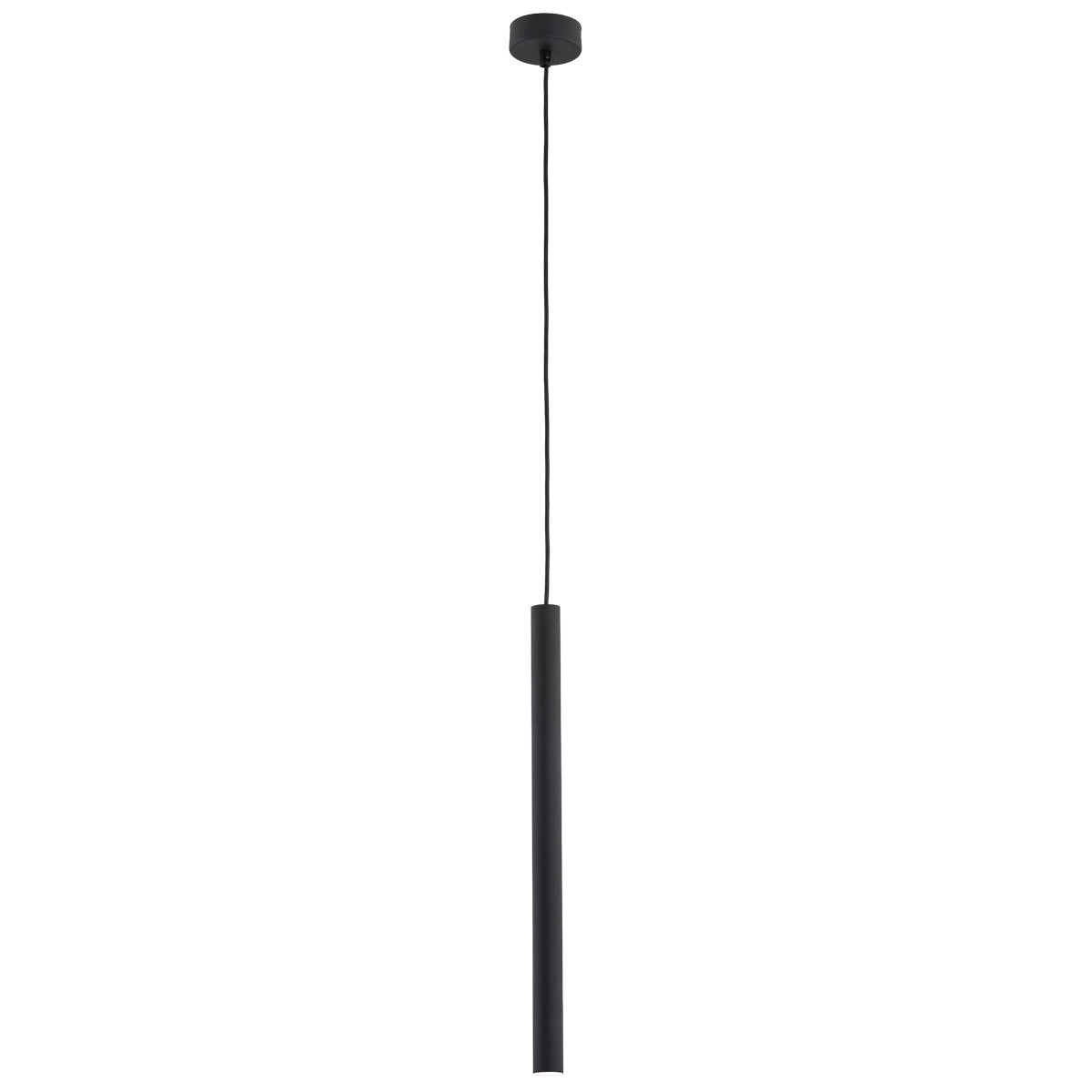 1 valgusallikaga rippvalgusti Valli – must tekstuurne