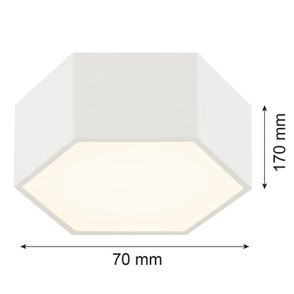 LED-laevalgusti Celia – kreemikas valge