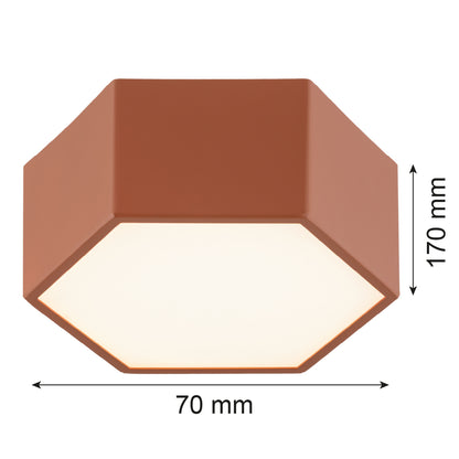 LED-laevalgusti Celia – terrakota