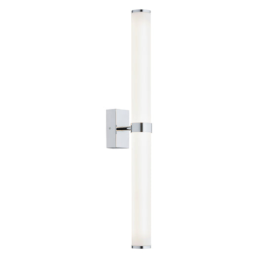 LED-seinavalgusti Arco – läikiv opaal, kroom