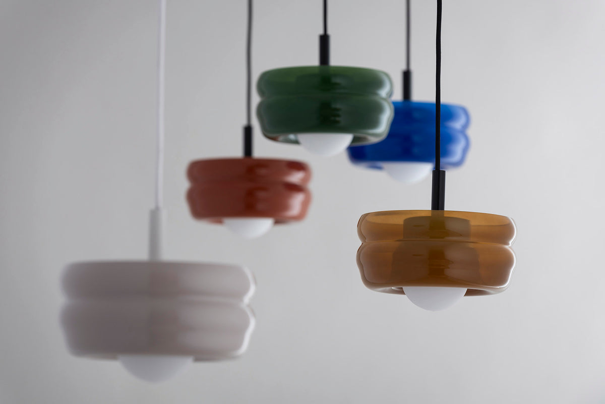1 valgusallikaga rippvalgusti Bela – liivakarva kašmiir, matt opaal