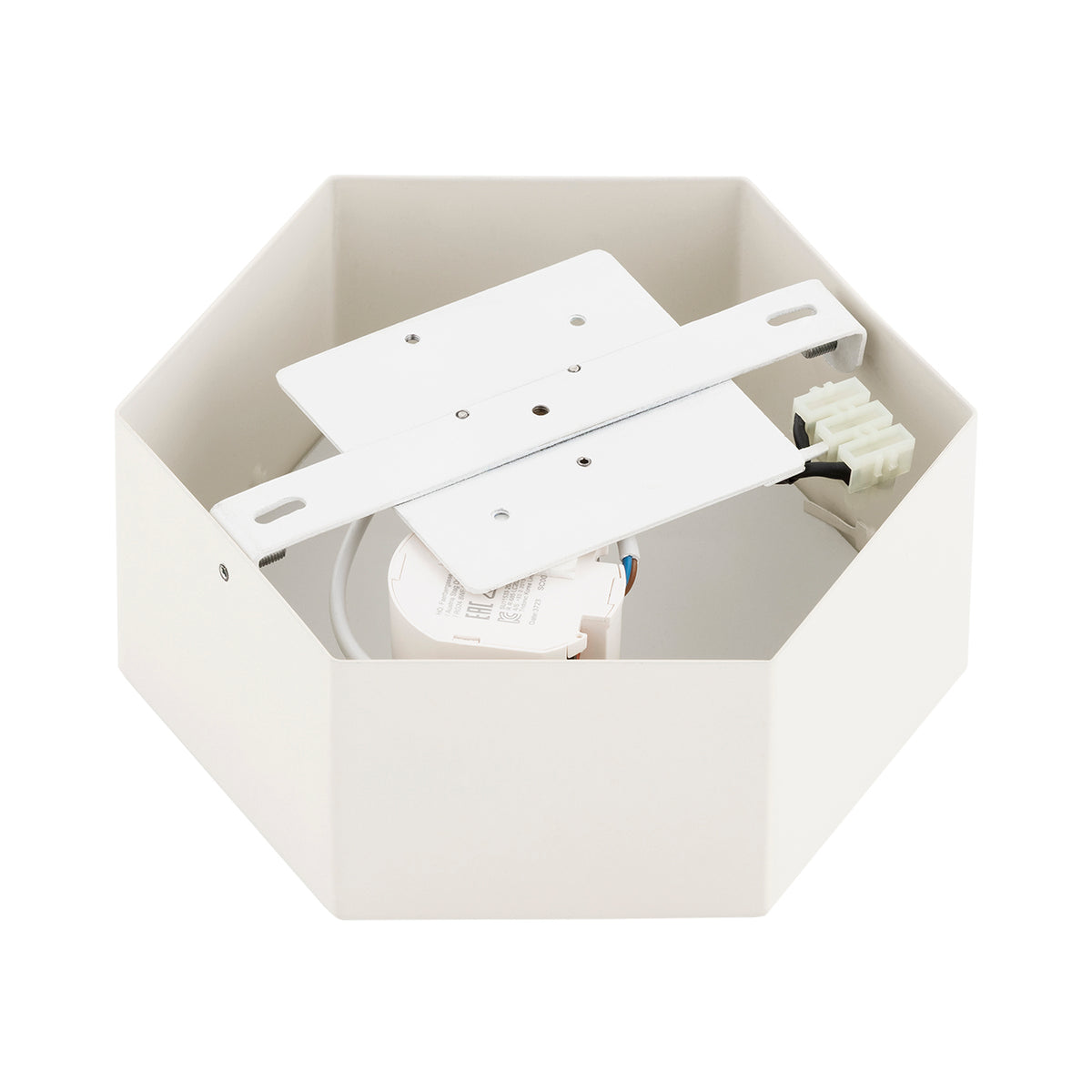 LED-laevalgusti Celia – kreemikas valge