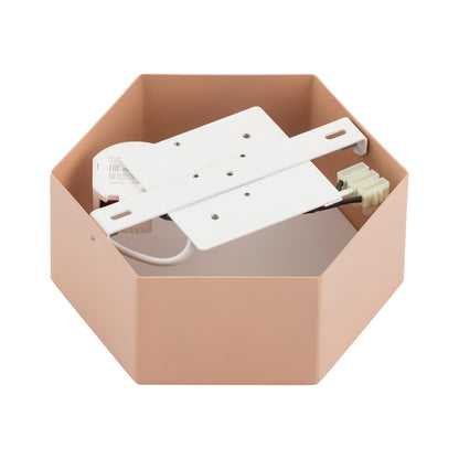LED-laevalgusti Celia – mahlakas virsikutoon