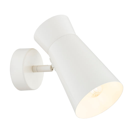 1 valgusallikaga seinavalgusti Astra – kreemikas valge