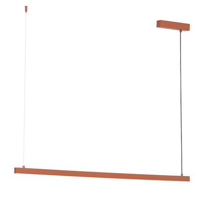 Üheosaline LED rippvalgusti, üles-alla valgusega Cielo – terrakota