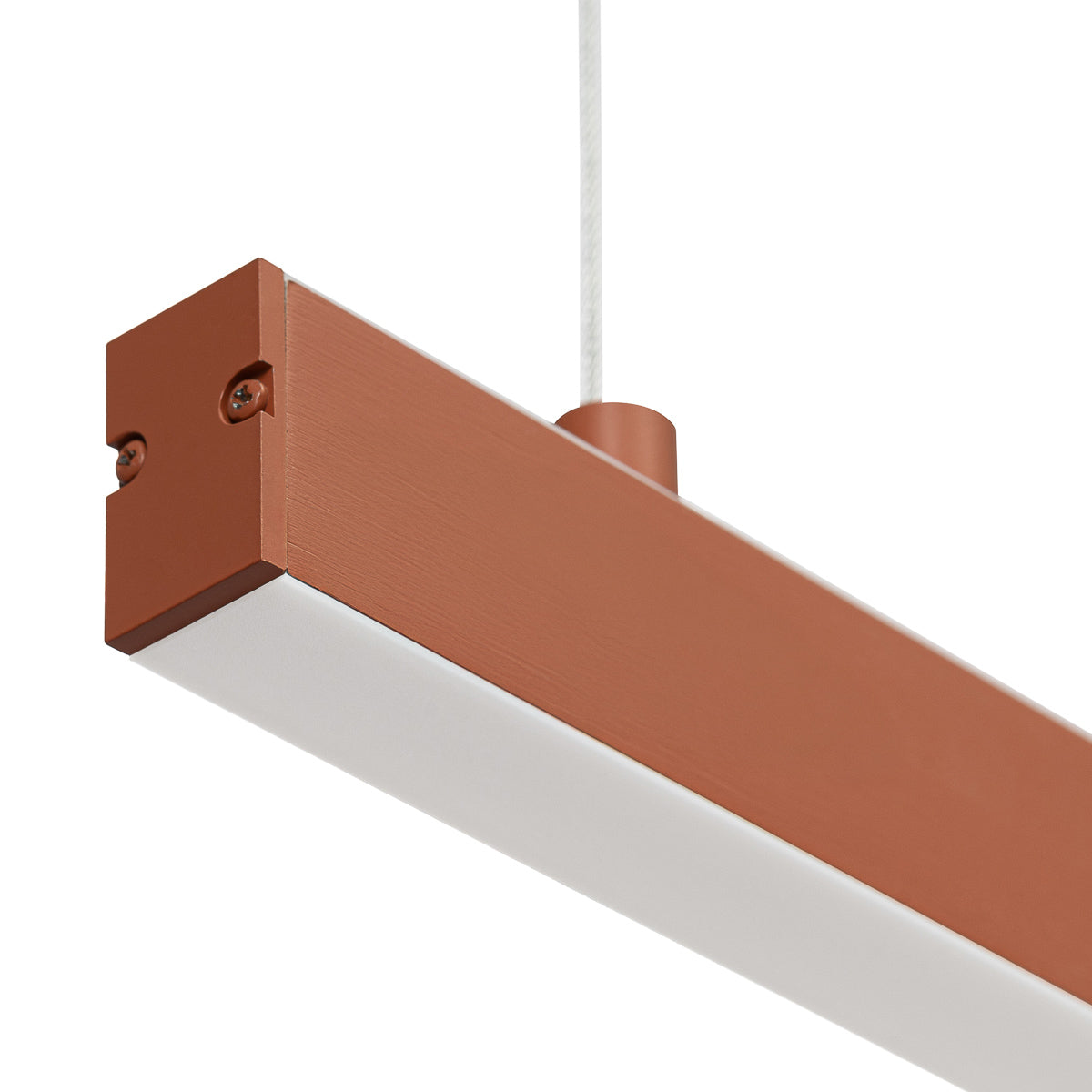 Üheosaline LED rippvalgusti, üles-alla valgusega Cielo – terrakota
