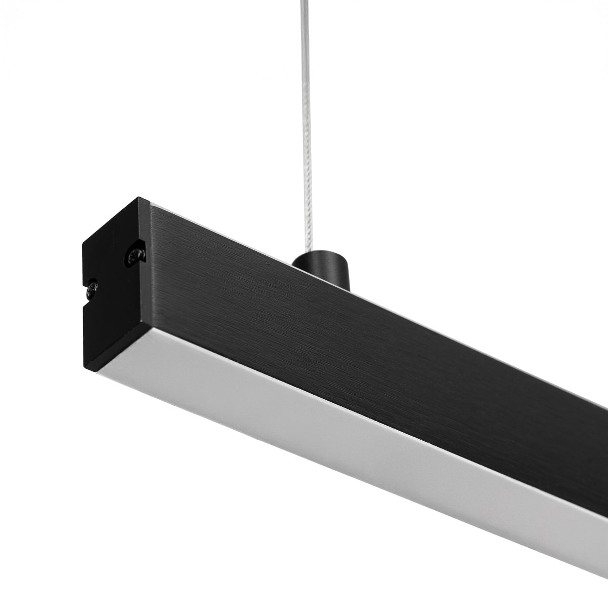 Üheosaline LED rippvalgusti, üles-alla valgusega Cielo – must