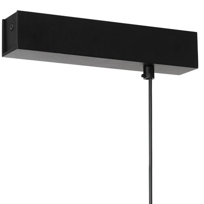 Üheosaline LED rippvalgusti, üles-alla valgusega Cielo – must