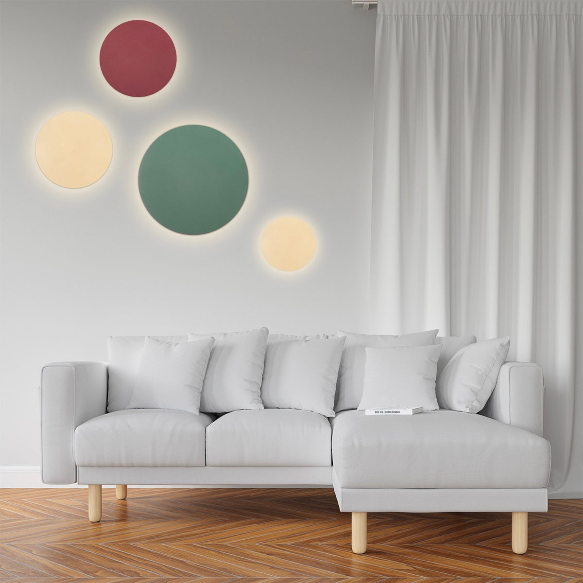 Seinavalgusti 1 valgusallikaga S LED Nori – roheline