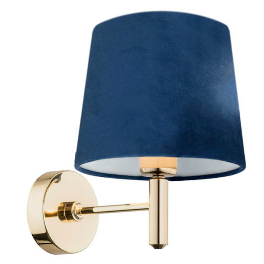 1 valgusallikaga seinavalgusti Sade – tumesinine, tume messing