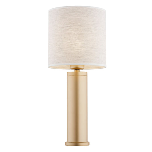 1 valgusallikaga lauavalgusti Solis – linen, kuldne