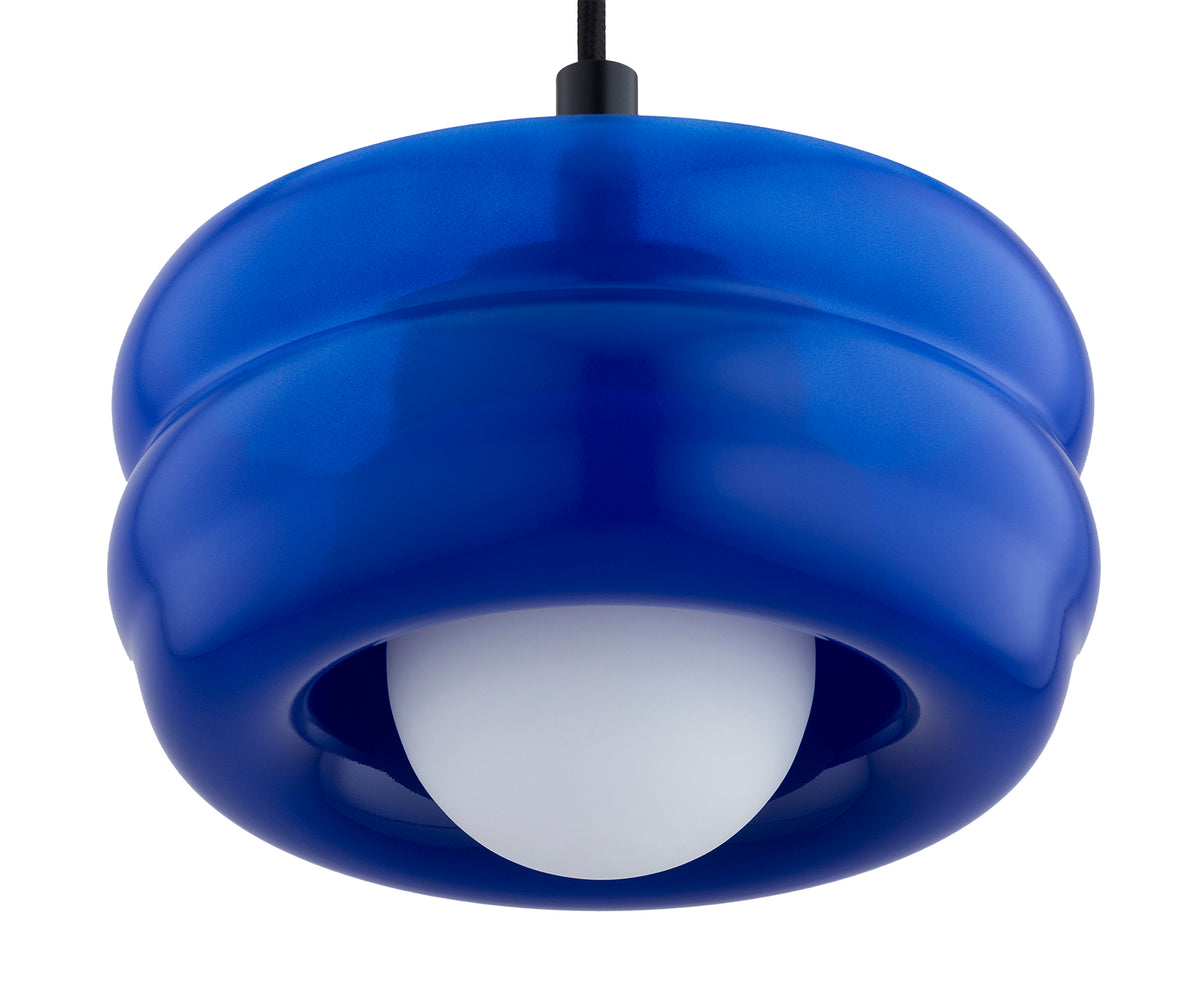 1 valgusallikaga rippvalgusti Bela – cobalt, matt opaal
