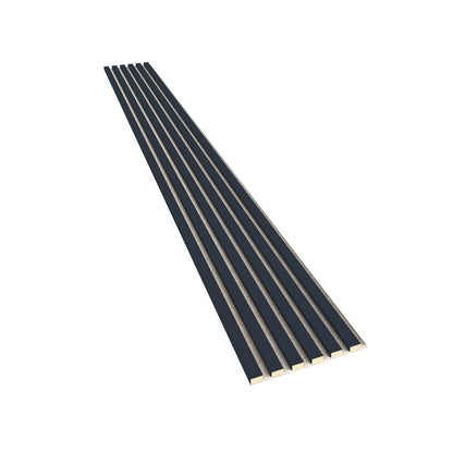 Akustiline ribipaneel Anthracite