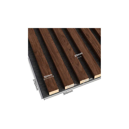 Akustiline ribipaneel Walnut