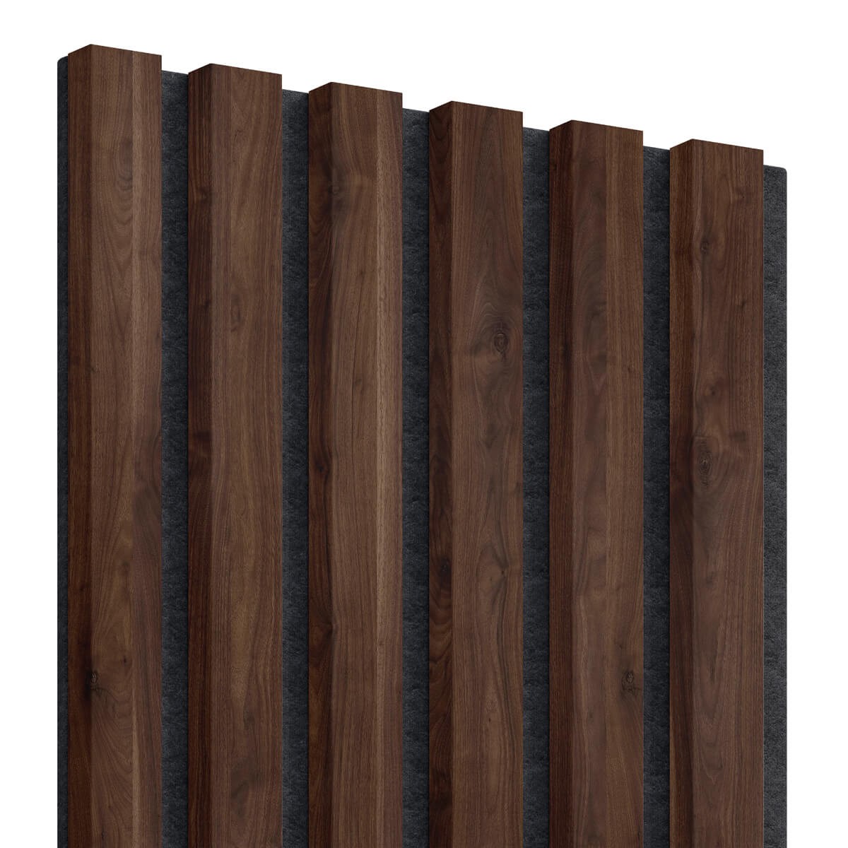 Akustiline ribipaneel Walnut