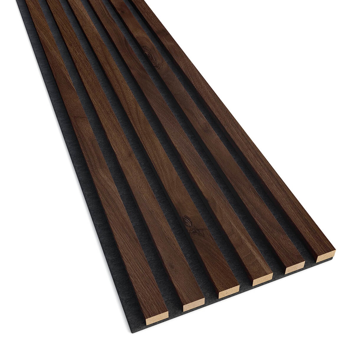 Akustiline ribipaneel Walnut