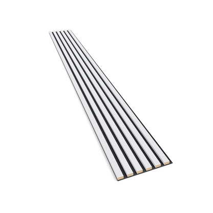 Akustiline ribipaneel White Matte