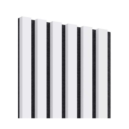 Akustiline ribipaneel White Matte