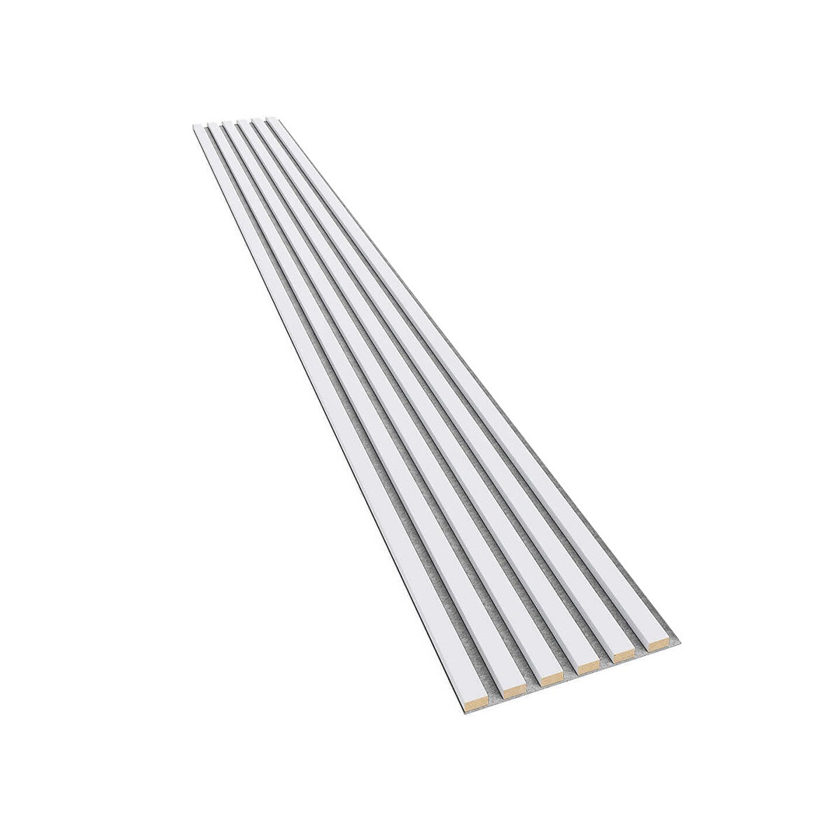 Akustiline ribipaneel White Matte