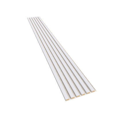 Akustiline ribipaneel White Matte