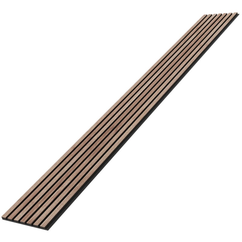 Spoonitud akustiline paneel Pähkel 2800 × 280 mm